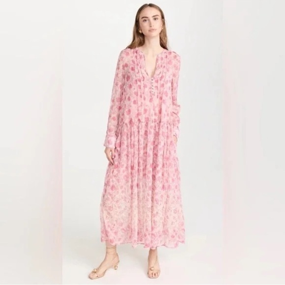 EUC - Free People See it Through Maxi Dress - Size Medium - Picture 4 of 8